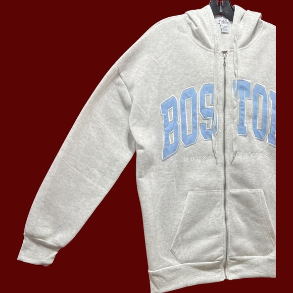 Rue 21 - Men's Long Sleeve Hooded Sweatshirt - Gray - Small - Picture 13 of 14